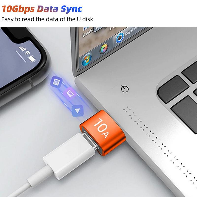 10A Usb 3.0 к Type C адаптер Otg Type C папа к Usb мама конвертер для ноутбука Usb C адаптер быстрой зарядки
