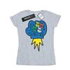 Disney Womens/Ladies Donald Duck Pop Fist Cotton T-Shirt