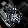 Чехол на ручку переключения передач автомобиля Skeleton, легкая установка, чехол на ручник, универсальная крышка на ручку переключения передач, аксессуары для салона автомобиля на Хэллоуин