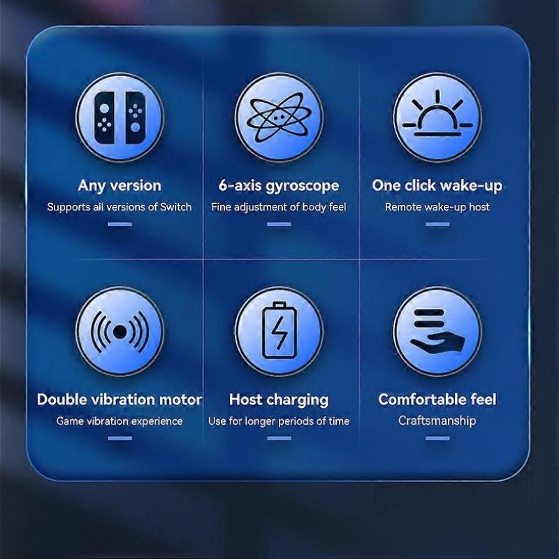 BT 5.2 RGB LED Switch L/R JoyCon Gamepad for Nintendo Switch/Lite/Oled JoyCon Gamepads Joystick with Dual Vibration(Pink Green)