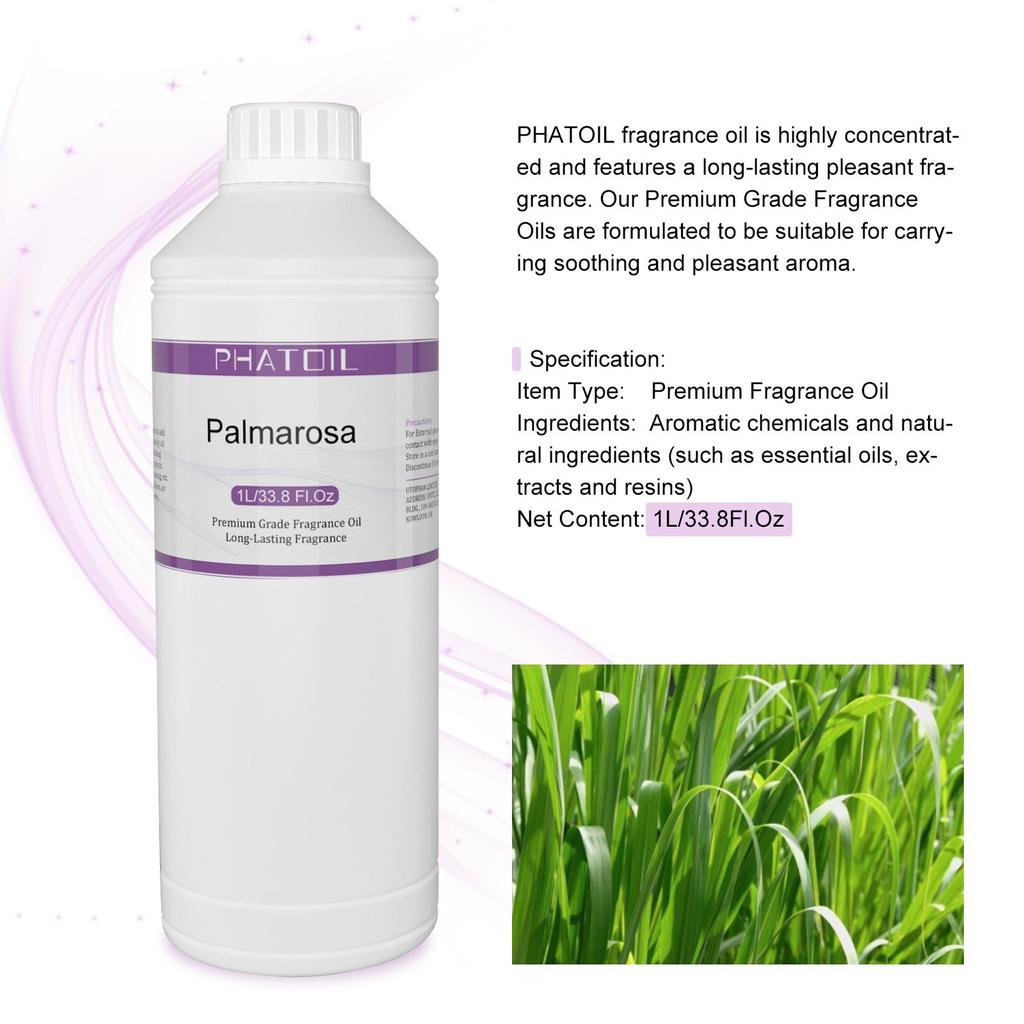 PHATOIL 1000ml/33.8fl.oz Fragrance Oils for Diffuser, Candle Making, DIY Perfume, Air Fresheners, Ideal for Home Office Car Use