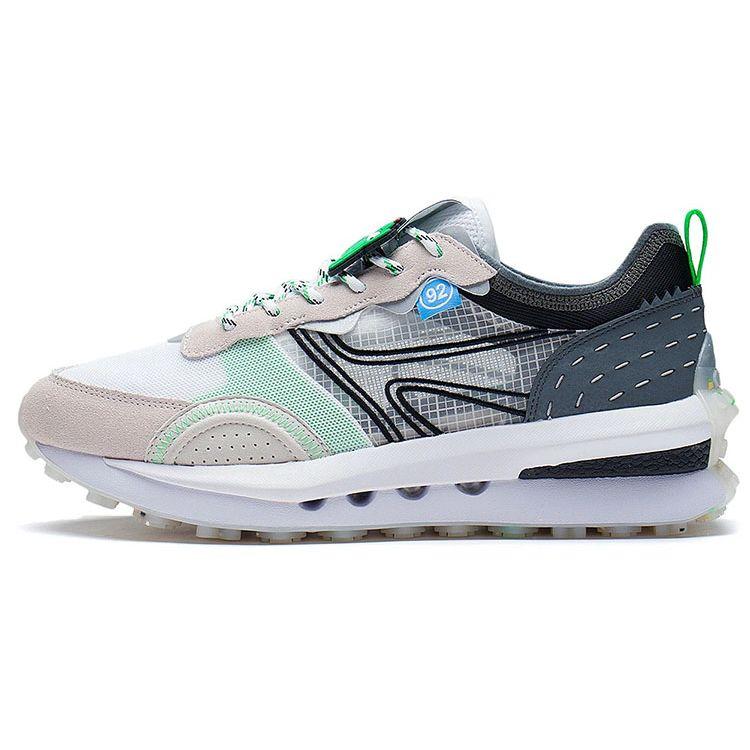 Li Ning Fangyuan V2 Durable Breathable Low-Top Sports Casual Shoes Men Sneakers White Sand Gray AGCS025-1