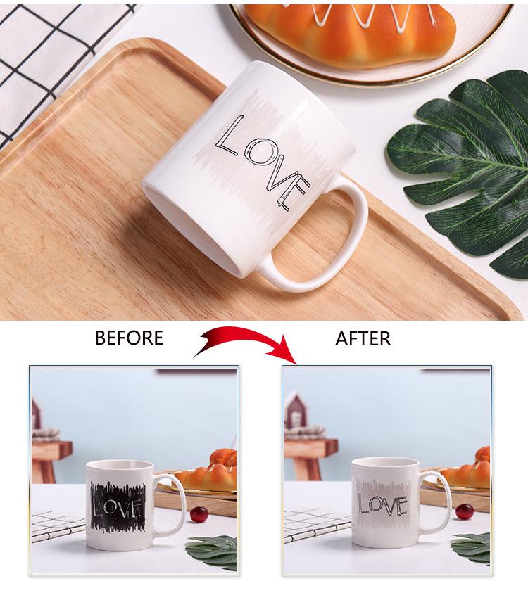 Creative Color-Changing Owl Ceramic Mug - Temperature-Sensitive Magic Cup Gift.