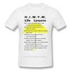 HighQ Unisex How I Met Your Mother Life Lessons T Shirt Quality Print Casual Unique Design Tee Shirt Crewneck Top Tshirt