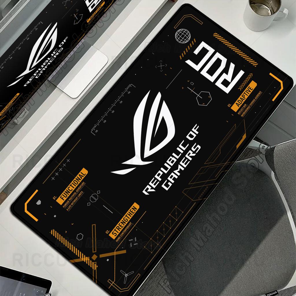 ASUS Xxl Mouse Mat Republic of Gamers ROG Large Gaming Mouse Pad Carpet Rubber Non-Slip Computer Desk Mat Keyboard Pad Playpad