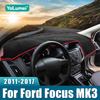 Для Ford Focus 3 MK3 2011 2012 2013 2014 2015 2016 2017 Автомобильная панель приборов Солнцезащитный чехол Панель приборов Нескользящий коврик Аксессуары