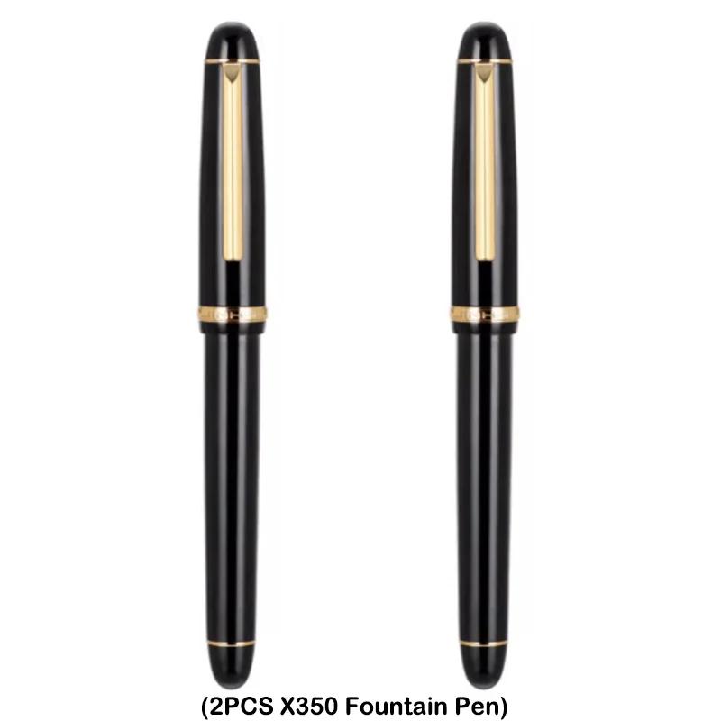 1/5 шт. JINHAO X350 Перьевая ручка Каллиграфическая Металлическая Чернильная ручка Золотое EF F Перо Деловые Офисные Школьные Принадлежности Канцелярские товары