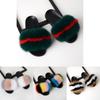 Realistic Fluffy Slippers Sandals For Women Girls Luxury Comfort