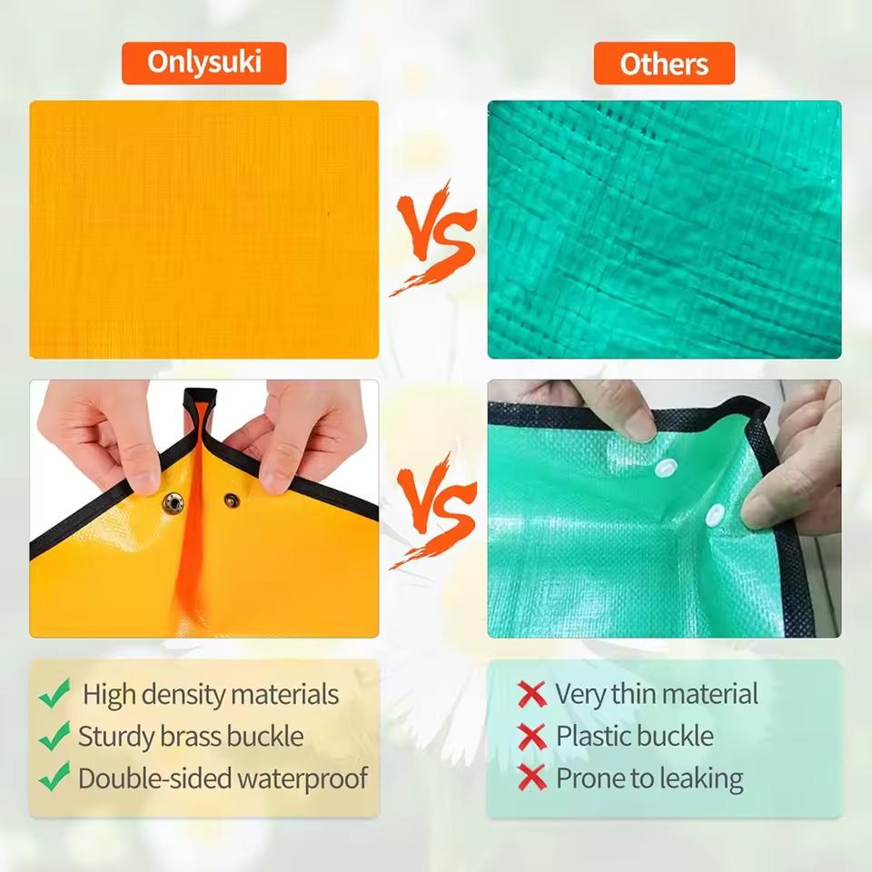 1 шт. Коврики для пересадки цветов, Садовый коврик для посадки из полиэтилена, Водонепроницаемый коврик для пересадки растений, Складной коврик для садоводства