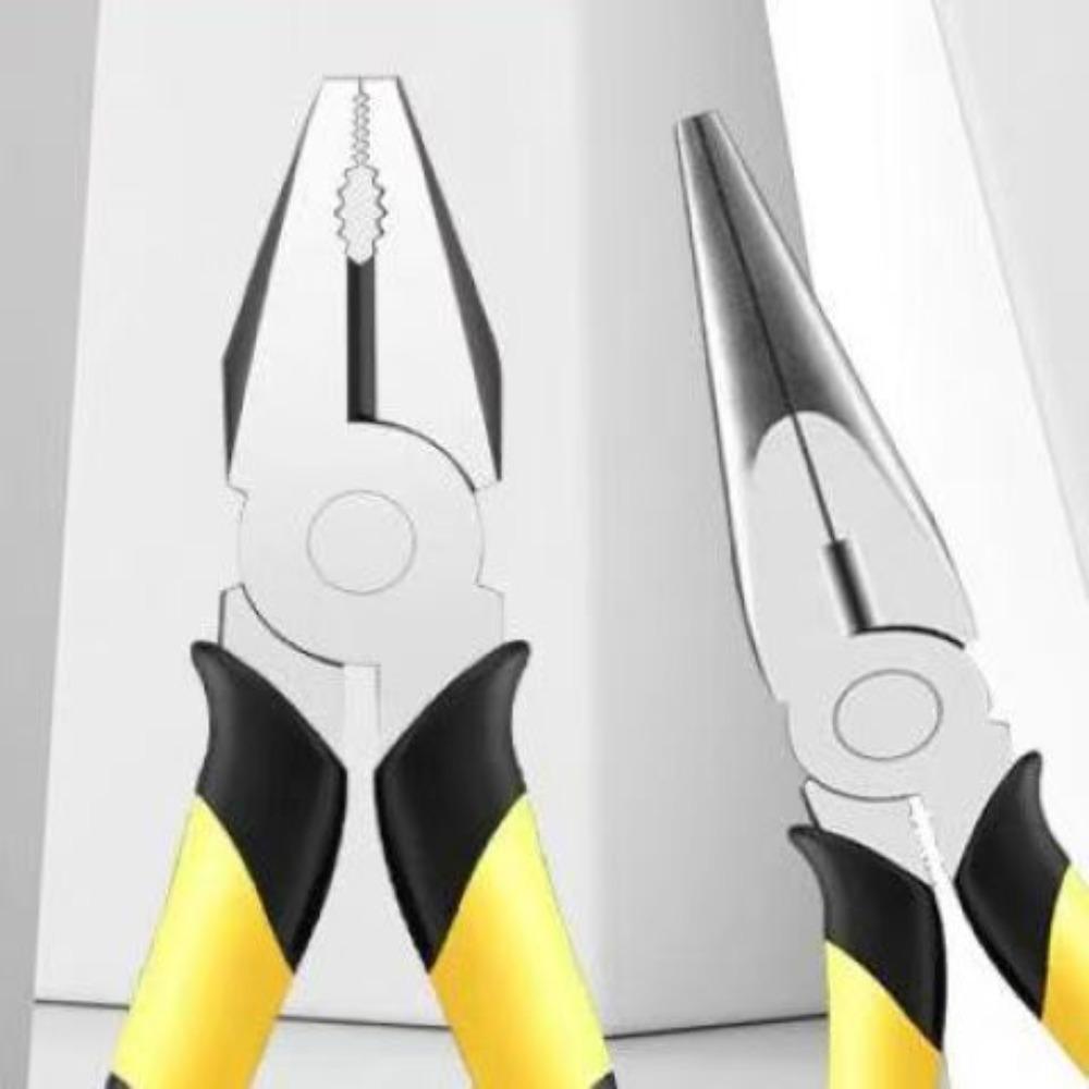 1/2 Pcs Wire Pliers Diagonal Nose Pliers Needle-nosed Pliers Multifunctional Pliers Suitable for Wire Cutting Twisting Gripping