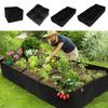 Rectangle Growing Bag Felt Planting Container Durable Planting Nursery Pot  Outdoor
