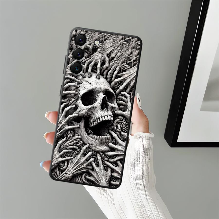 Прозрачный чехол-скелет для Samsung Galaxy A73 A51 A53 A17 A52 A36 A55 A06 A05 A25 A16 A23 A57 A15 A37 Чехол для телефона A70 A41 A13 A50 A12