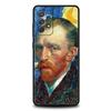Mona Lisa Van Gogh Oil Art Phone Case for Samsung Galaxy A51 A71 A21S A12 A11 A31 A52 A41 A32 A23 A33 A53 A73 A03S A13 5G Cover