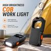 USB Rechargeable Working Light LED COB Emergency Lantern Keychain Flashlight  Outdoor