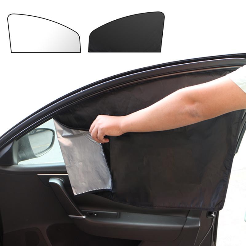 Car Side Window Sun Shade Magnetic UV Blocking Car Curtain Summer Anti-Glare Sun Protection Auto Sunshade for Personal