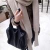 Unisex Scarf Poncho Long Sleeve Wrap Scarf Autumn Winter Shawl Scarf Korean Style Knitted Scarf