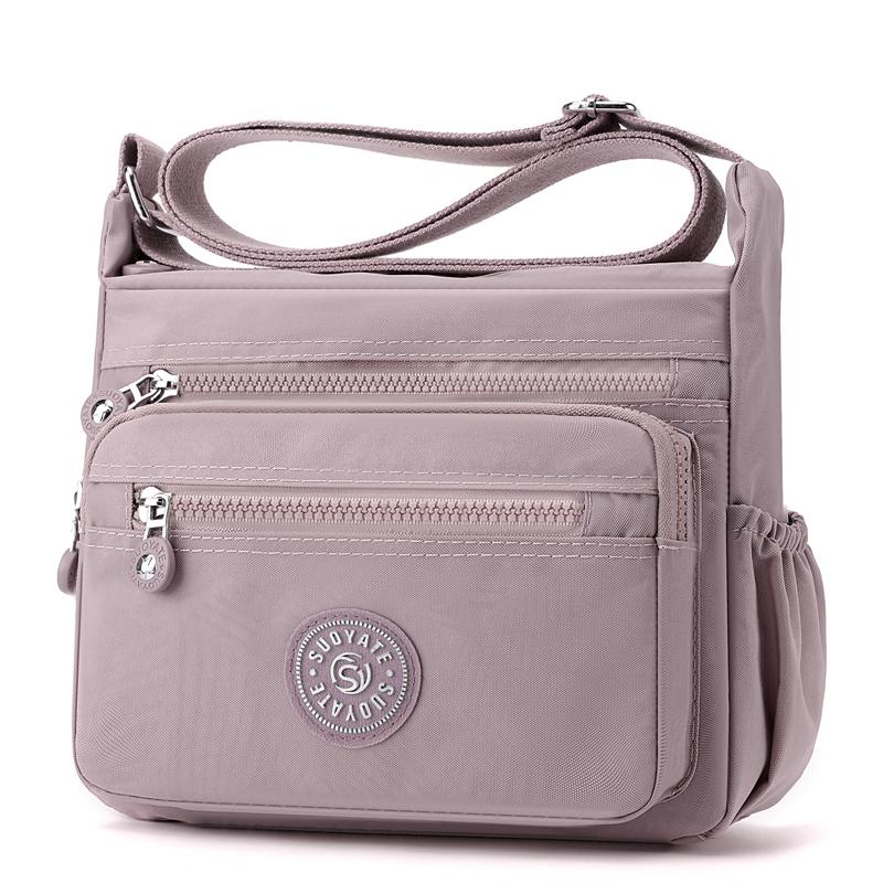 Nylon Shoulder Bag Women's Crossbody Bag Middle-aged Mother's Bag Large Capacity Lightweight Bag