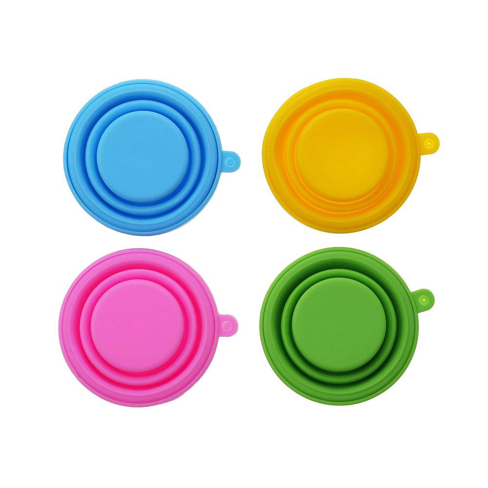 Силиконовый мир Складные стаканы 150 мл Пищевой стакан для воды Дорожный силиконовый выдвижной Цветной Портативный Наружный Кофе Ручной стакан