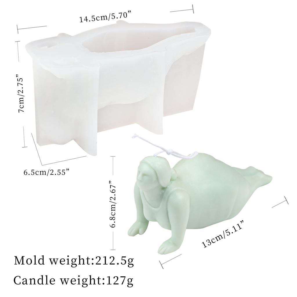 3D Форма женского тела Форма для свечей Поза йоги для мыла ручной работы Эпоксидная смола полимерная глина DIY Ароматизированный гипс Эпоксидная смола