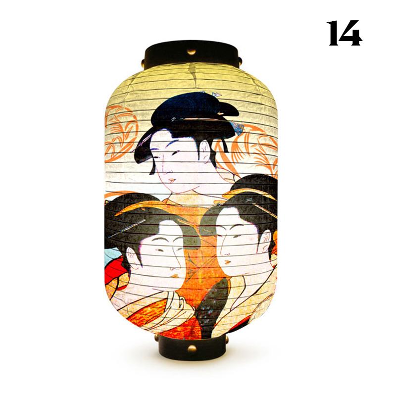 Уличный водонепроницаемый фонарь в японском стиле Ukiyo-e Bistro Ramen Restaurant Izakaya Sign Festival Party Wedding Decor Background
