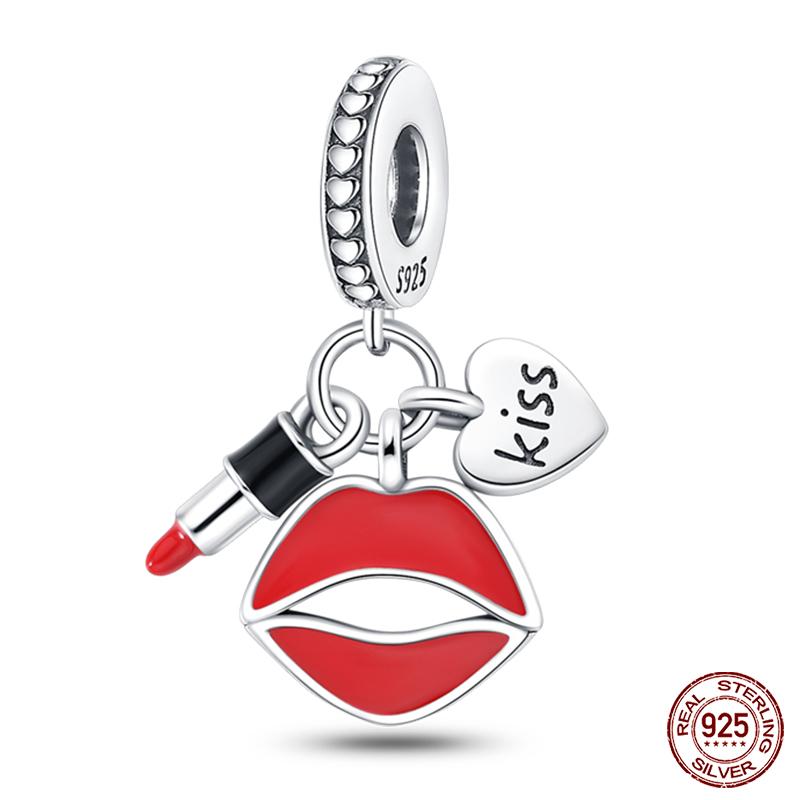 Медь Разноцветная Серия Маскарад Сексуальная Маска Перья Платье Шармы Бусины Подходят для Оригинальных Браслетов Qikaola DIY Ювелирные Изделия