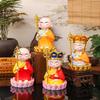 Resin Handicrafts and Ornaments of The Bodhisattva Di Zang Wang From Jiuhua Mountain, The Little Buddha Monk