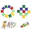 10Pcs Nylon Bean Bags Fun Sports Outdoor Family Games Bean Bag Toss Carnival Toys
