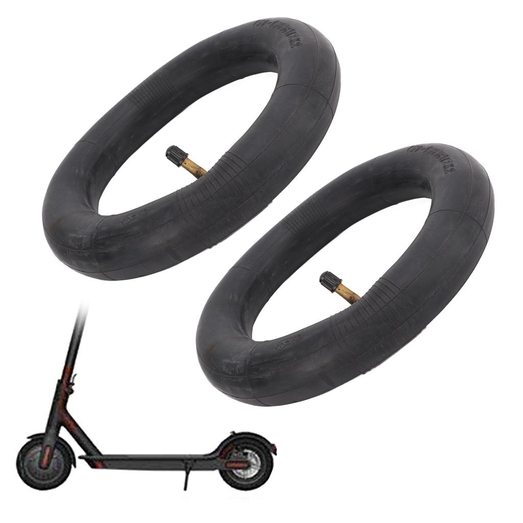 2 Pack 8 1/2x2 Curved Inner Tube + Tyre Tool Inflatable Thickened Reinforced Inner Tube for M365 Electric Scooter
