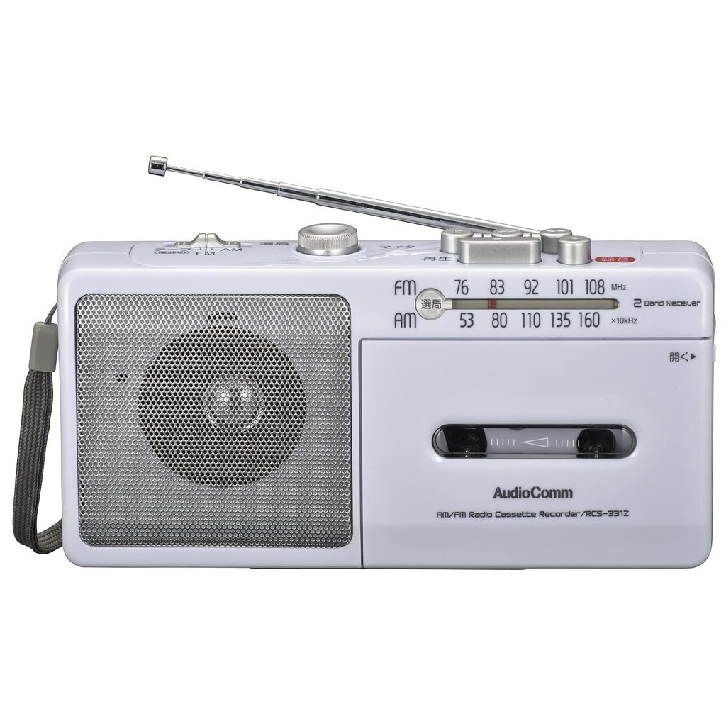 Ohm Electric Mono Radio Cassette Player White X 24 X 9cm Size/13