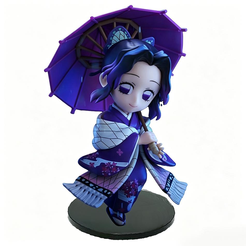 Аниме Клинок, рассекающий демонов Kimetsu no Yaiba Фигурка 15 см Кочо Синобу Канродзи Мицури Серия Сливовый дождь Модель для действий Игрушка Подарок