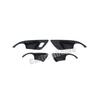For Chevrolet Trax 2024 Carbon Fiber ABS Inner Door Handle Bowl Panel Cover Trim