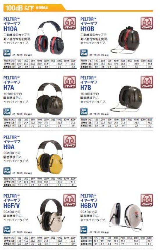 3M 3M Звукоизолирующие наушники JIS-совместимые PELTOR Тип оголовья (3M) H6F/V