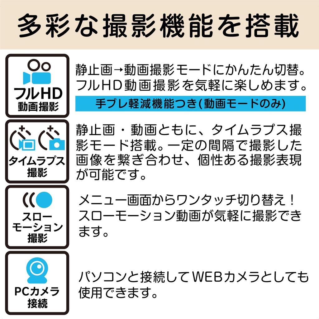 KENKO Компактная цифровая камера BK с 5-кратным оптическим зумом, сенсорная панель IPS примерно 16 дюймов, селфи-камера, компактная, черная, KC-ZM13, мегапиксели, 2,7-дюймовый монитор,