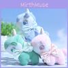 Charming Pink And Blue Unicorn Plush Toy Keychain Accessory For Weddings And Events