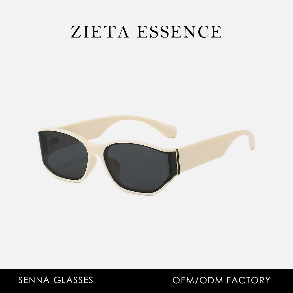 Curved Frame Sunglasses Small Frame Street Sunglasses Hip Hop Driving Glasses