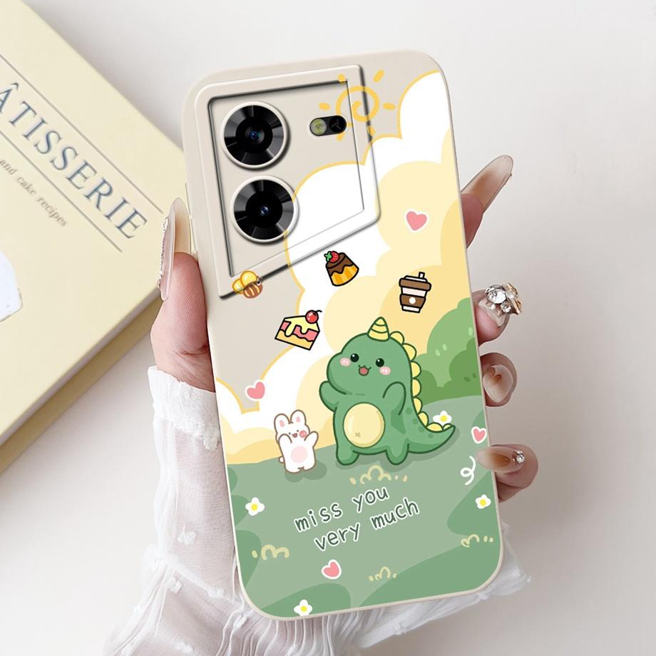 For Tecno Pova 5 4G LH7n Phone Case Back Cover Luxury Matte Soft Liquid Silicone Fundas For Tecno Pova 5 Pro 5G LH8n Bumper Capa