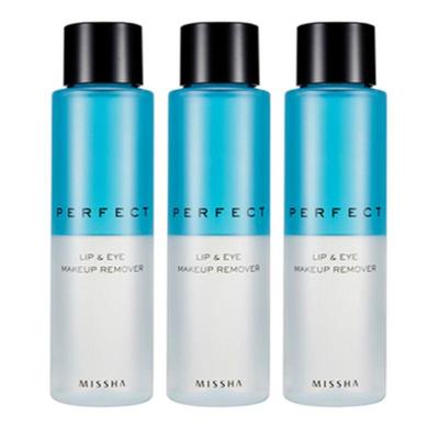 Идеальное средство для снятия макияжа с губ и глаз (155 мл × 3 бутылки)