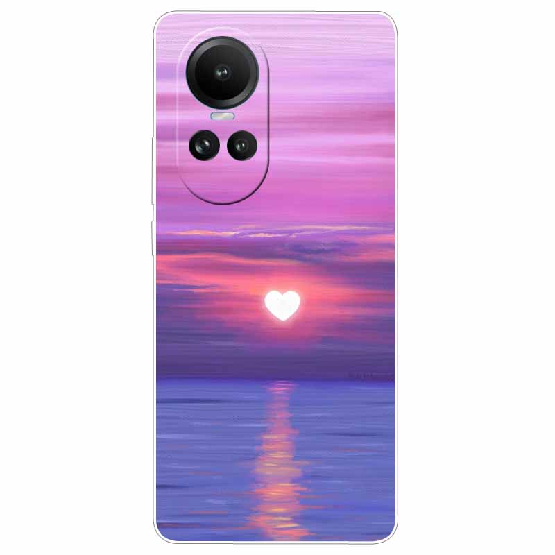 Чехол для Oppo Reno 10 5G CPH2531 Силиконовый Расписной Кот Животные ТПУ Мягкий Мраморный Coque для Oppo Reno10 Pro 5G CPH2525 Чехол для Телефона