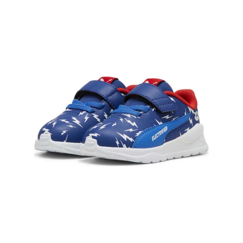 Puma BMW Racing Series Comfortable Low-Top Walking Shoes Baby Shoes Blue Red White 308482-02