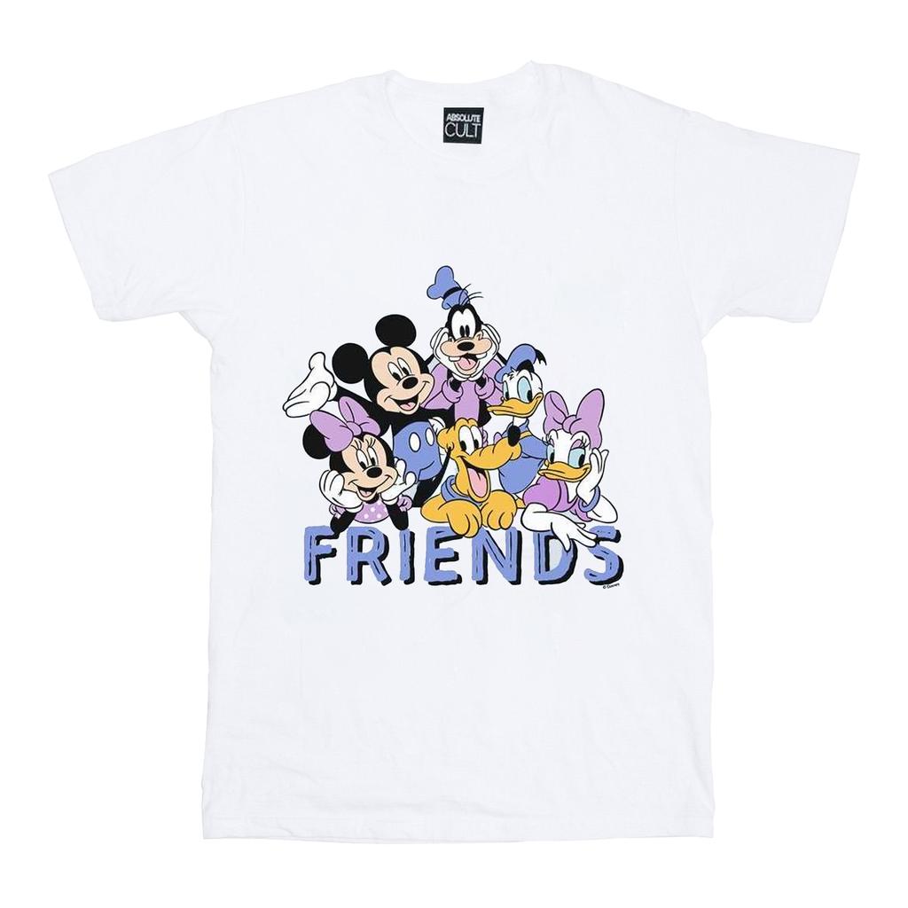 Disney Womens/Ladies Classic Friends Cotton Boyfriend T-Shirt