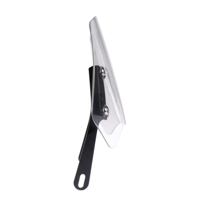 Универсальное мотоциклетное ветровое стекло 5"-7", прозрачно-серое