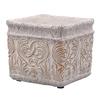 Горшок Dellki Luna Square Ivory WE09IV, Золотой, Маленький,