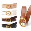 Korean Style Women's Belt with Pin Buckle - Fashionable, Slim, Perfect for Jeans