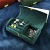 Arch Face Jewelry Box High-end Beaded Velvet Travel Portable Storage Bag Bracelet Earring Ring box earring necklace box