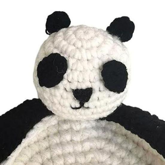 Duck Panda Crochet Coaster Heat-resistant Kitchen Handmade Countertop Table Protection Non-slip Mug Coffee Tea
