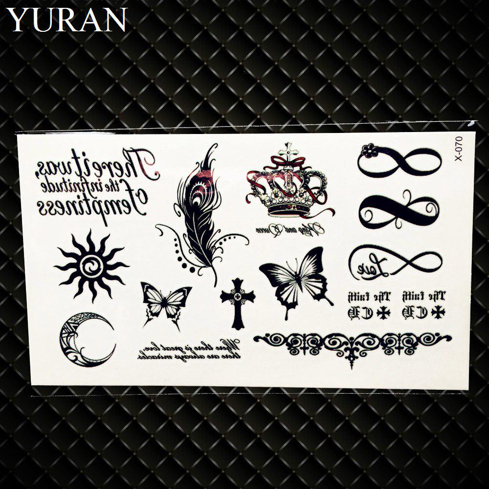 Временное тату водостойкие наклейки на тело