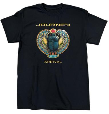 NEW Journey Band Arrival Album Heavy Cotton Black T Shirt S-5XL TT619 Unisex T-Shirt