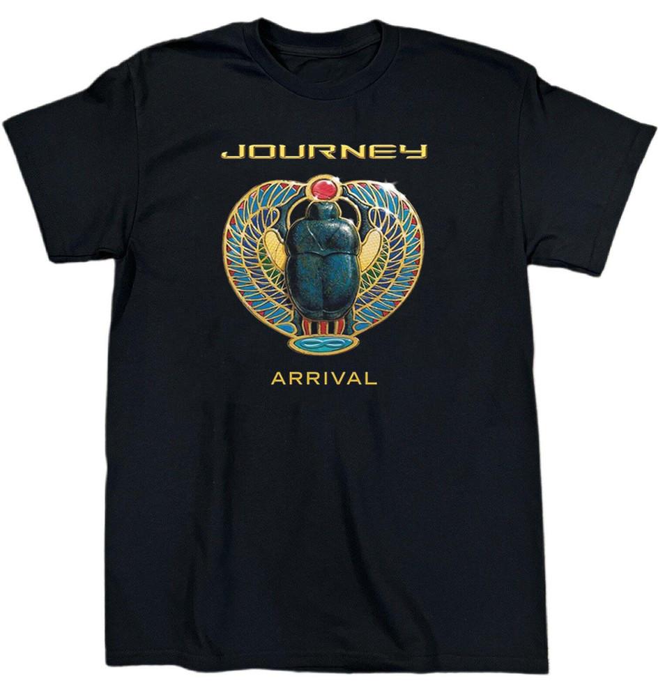 NEW Journey Band Arrival Album Heavy Cotton Black T Shirt S-5XL TT619 Unisex T-Shirt