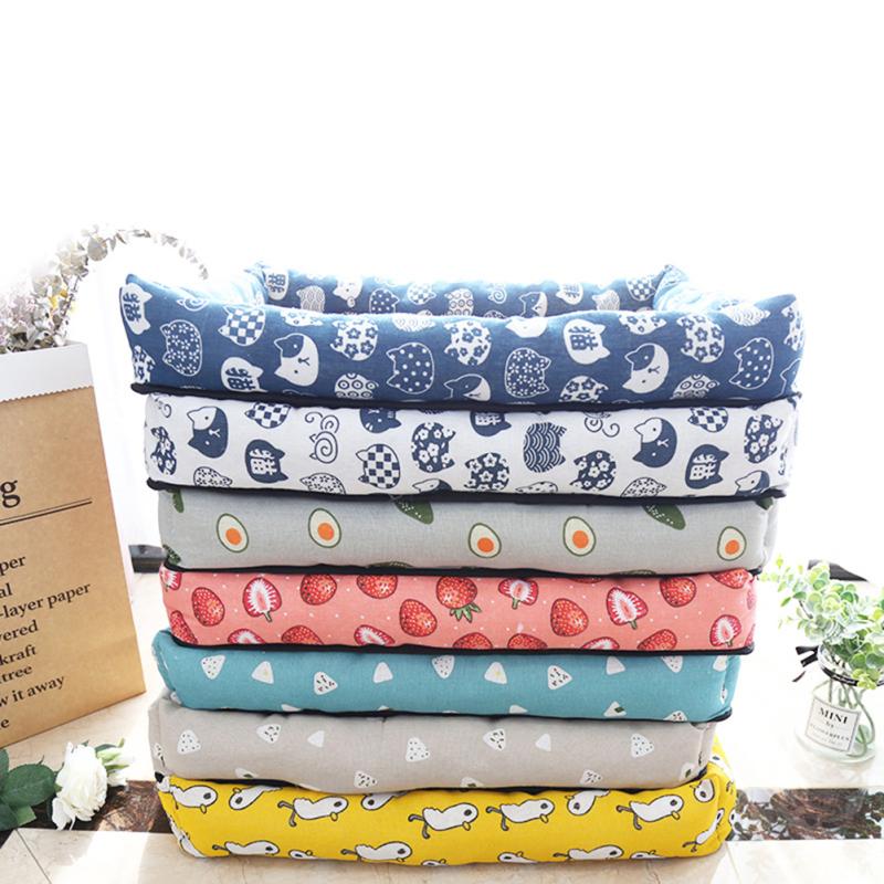 Летний охлаждающий коврик для домашних животных Квадратная дышащая подстилка-кровать для собаки и кошки Аксессуары для товаров для домашних животных