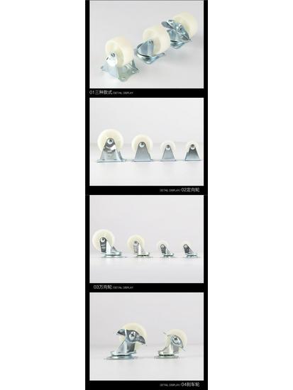 Универсальное мебельное колесо - Легкое, размеры 1"-2" для горшков, кроватей и ящиков